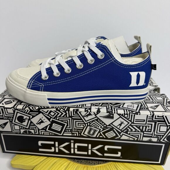 Shoes - SKICKS Duke Blue Devils Women Size 7 Low Top Canvas Sneakers-NEW IN BOX